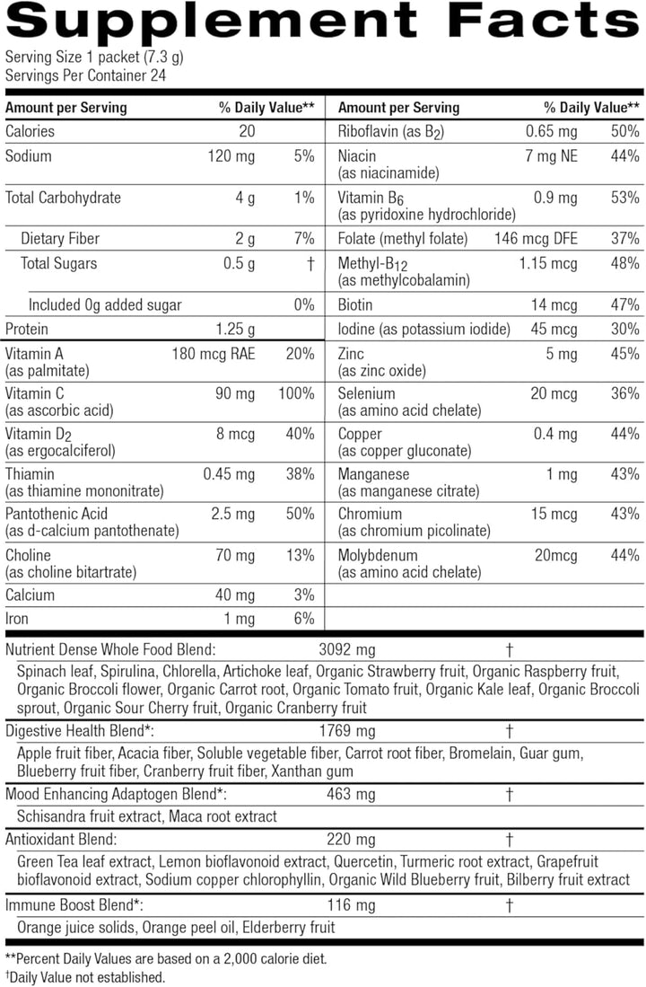 Nature's Sunshine Power Greens - Wholefood Performance Greens (...
