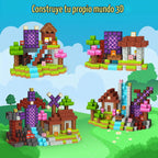 200 bloques magnéticos magnéticos cubos de construcción regalos de