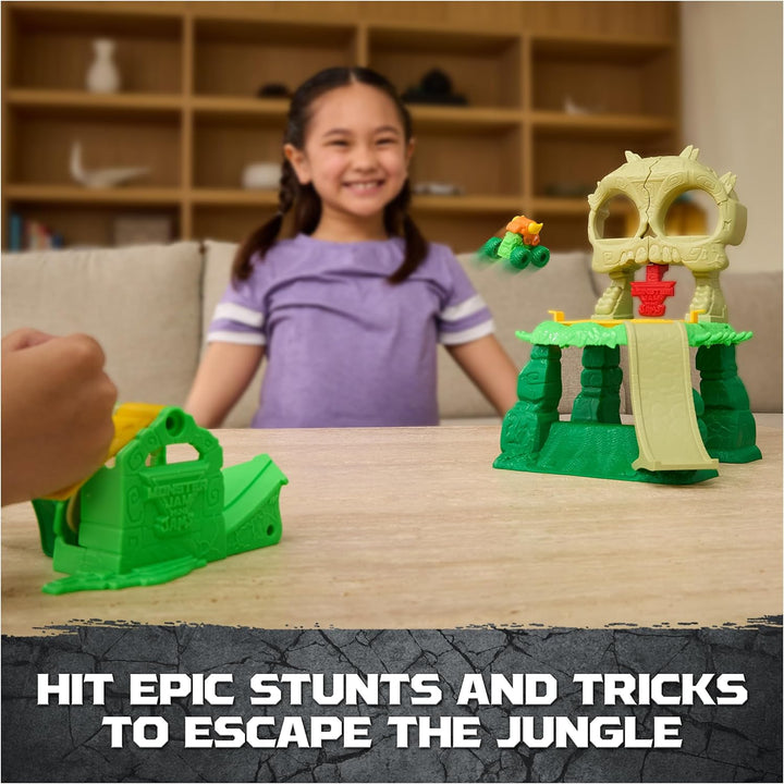 Monster Jam Mini Jams, Crash &amp; Crumble Skull Escape Playset, 2...