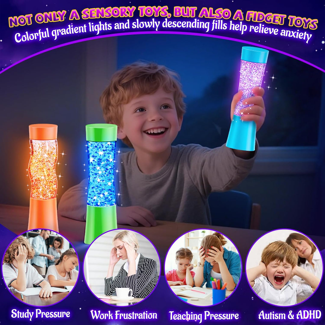 Subao Paquete de 3 Tubos Sensoriales Luminosos Artículos para Alivi...