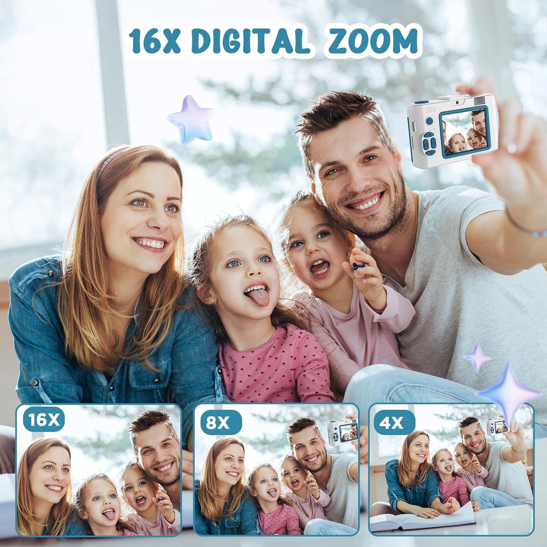 Cámara infantil de 50.0 megapíxeles para niños de 5 a 13 años con W...