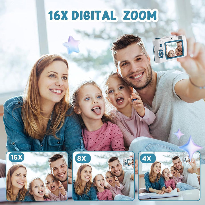 Cámara infantil de 50.0 megapíxeles para niños de 5 a 13 años con W...