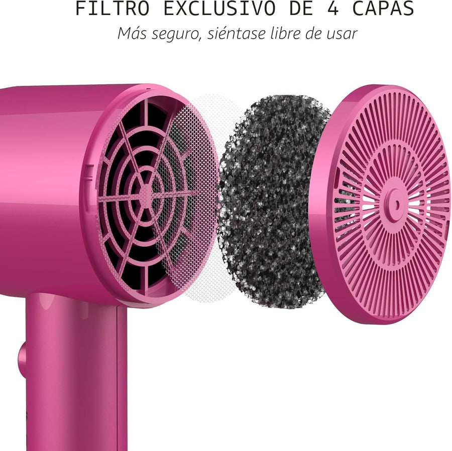 AINA Secador de pelo con difusor, secador de pelo para mujer | Tecn...