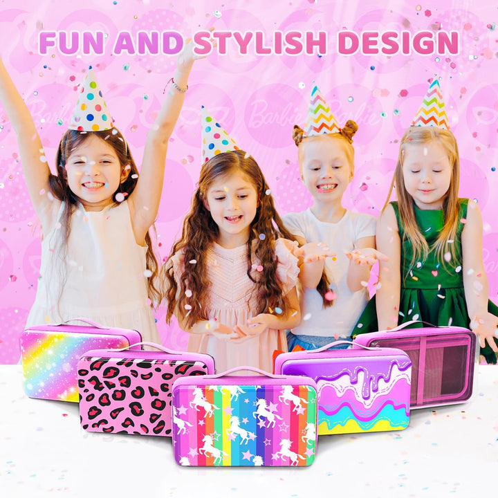 LININYHAO Funda de transporte compatible con muñecas Barbie de 12 p...