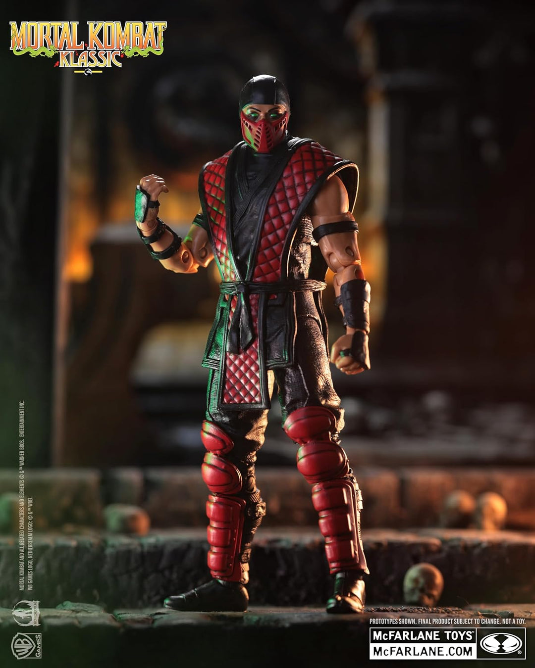 McFarlane Toys - Figura de acción Mortal Kombat Klassic Ermac de 7...