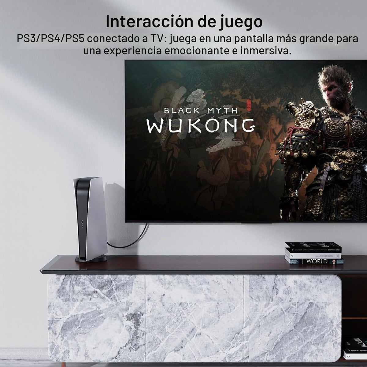 Cable HDMI 2.1 RyzzRooa 8K de 6 pies, paquete de 5, ultra alta velocidad de