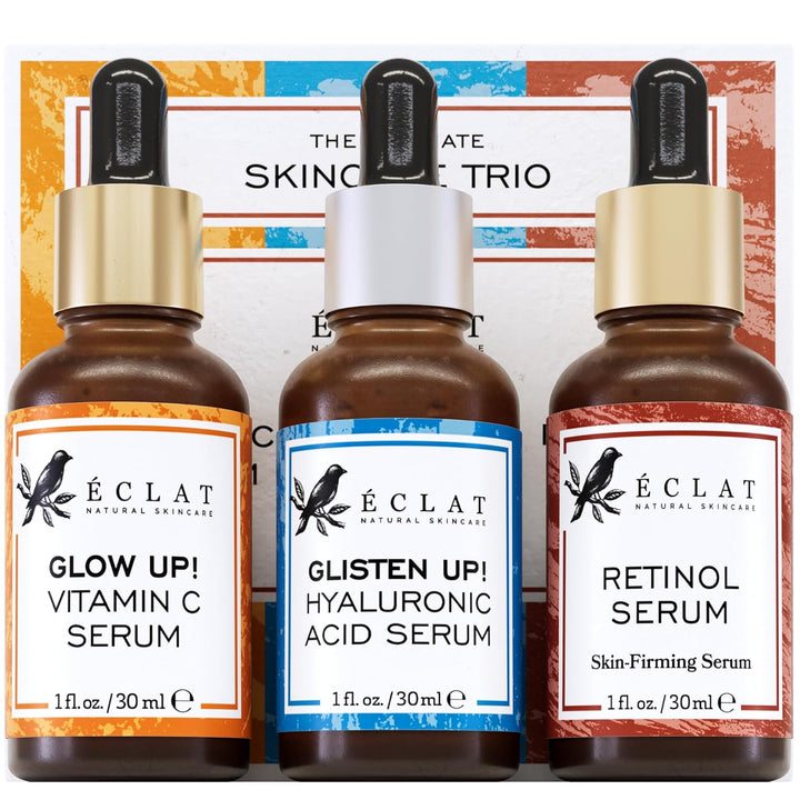 Eclat Skincare Set de suero facial \u2013 Vitamina C, retinol, ácid...