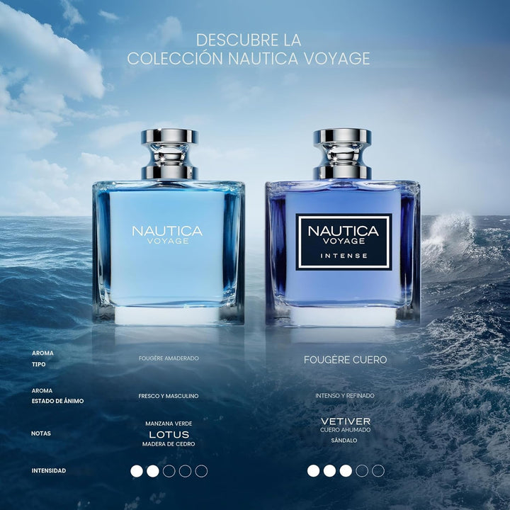 Nautica Voyage Intense Eau de Toilette de 1.6 onzas líquidas (paque...