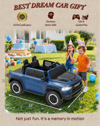 First Ride On Juguetes de paseo de 24 V para niños grandes, RAM 1500 RHO de 2 plazas con control remoto, camión alimentado por batería con suspensión de 4 ruedas, automóvil para niños pequeños con