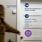 Kit de Timbre de Seguridad Inalámbrico PHILIPS, Timbre Señuelo con Cámara de Puerta