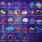 Kit de trucos de magia, 30 en 1, juego de magia para niños de 6, 7, 8, 9, 10, 11, 12, disfraz de mago para juego de simulación e instrucciones en video paso a paso para cada truco para principiantes, regalos de cumpleaños para niños