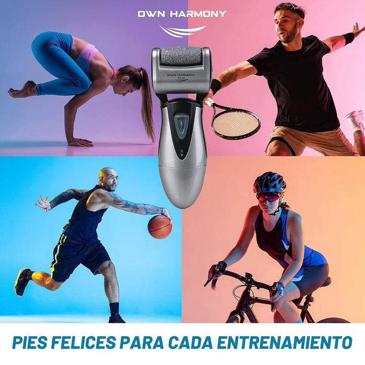 Removedor de callos eléctrico recargable y herramienta de pedicura...