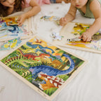 Melissa & Doug Jigsaw Puzzle Bundle (Dinosaur,Safari y Ocean)