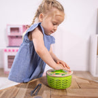 Melissa & Doug Salad Spinner 28-Piece Play Kitchen Toy, 11.0 x 9.7 x 3.2