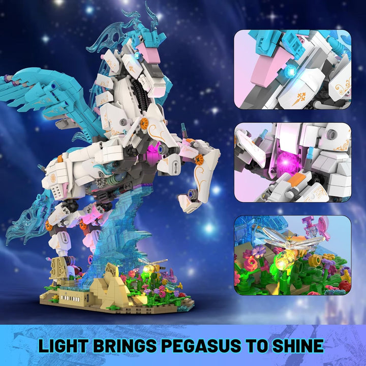 JMBricklayer Pegasus - Juego de construcción para