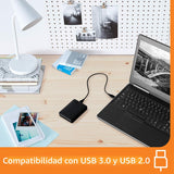 WD Disco duro externo portátil Elements de 2 TB para Windows, USB 3...