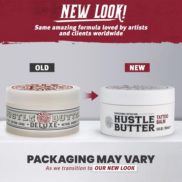 Hustle Butter Deluxe Mantequilla de tatuaje para antes, durante y d...