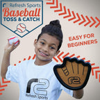 Juego de pelota para lanzar y atrapar, pelotas adhesivas fáciles de usar y guante de entrenamiento de béisbol para principiantes, paleta de juguete de alta calidad que se adapta a todos los tamaños de