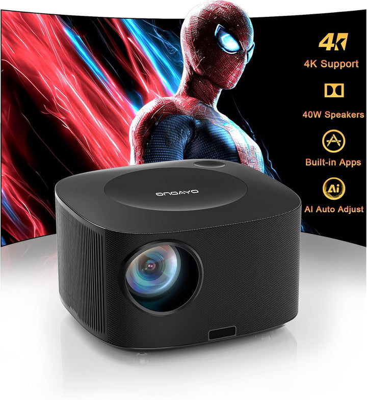 [Official Licensed Apps\/40W Dolby Audio]Projector with WiFi and Bl...