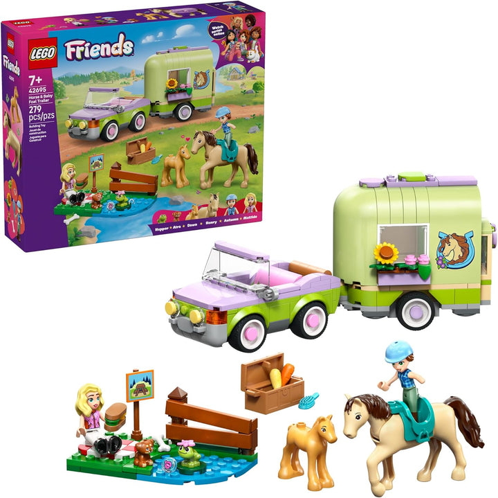 LEGO Friends Remolque de Caballos y Potro para Niñas y Niños - Jueg...