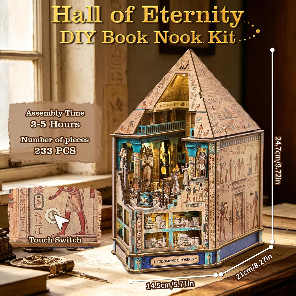 Kit de rincón de libros, kit de casa de muñecas en miniatura para