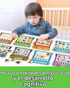 Coogam - Juguetes de clasificación magnética, juego de imanes