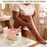 GIRLEARLE Kit de cera digital premium para mujeres y hombres, calen...