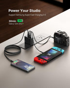 INIU Cargador del ordenador portátil del USB C de 100W, bloque de carga