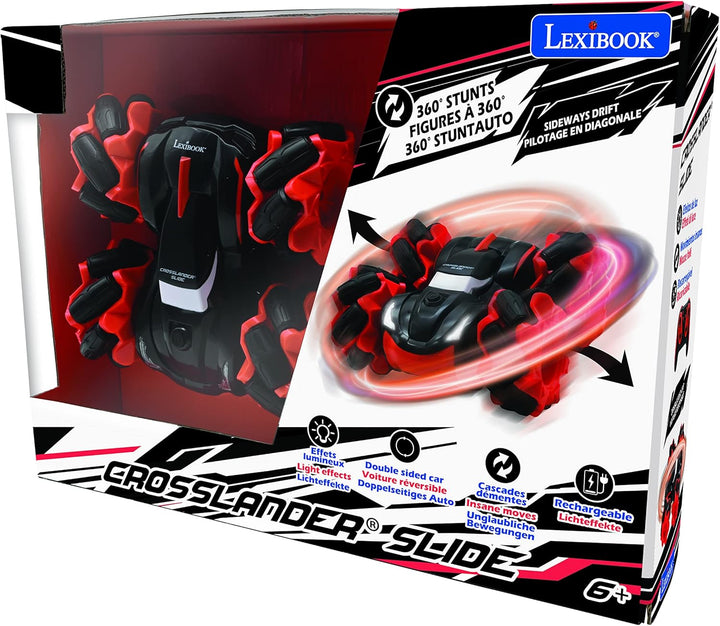 LEXiBOOK, Crosslander® Slide, automóvil con control remoto, hasta 1...