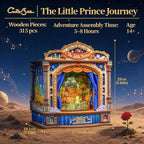 CUTEBEE Teatro musical de rompecabezas de madera 3D para adultos