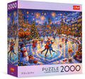 Trefl Noche festiva de patinaje sobre hielo - Rompecabezas de 2000 piezas