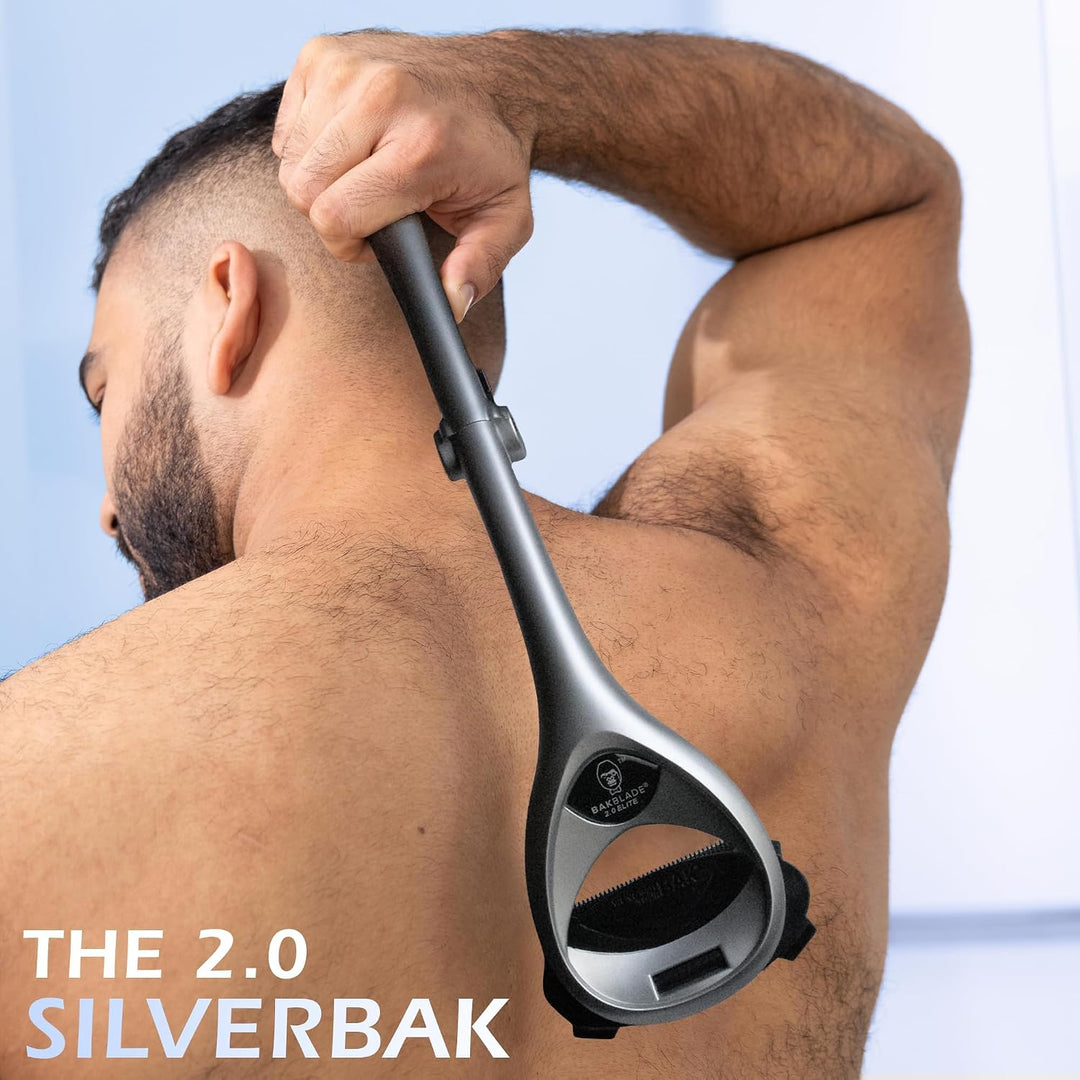 Afeitadora de espalda baKblade 2.0 SilverBak para hombres: afeitado...