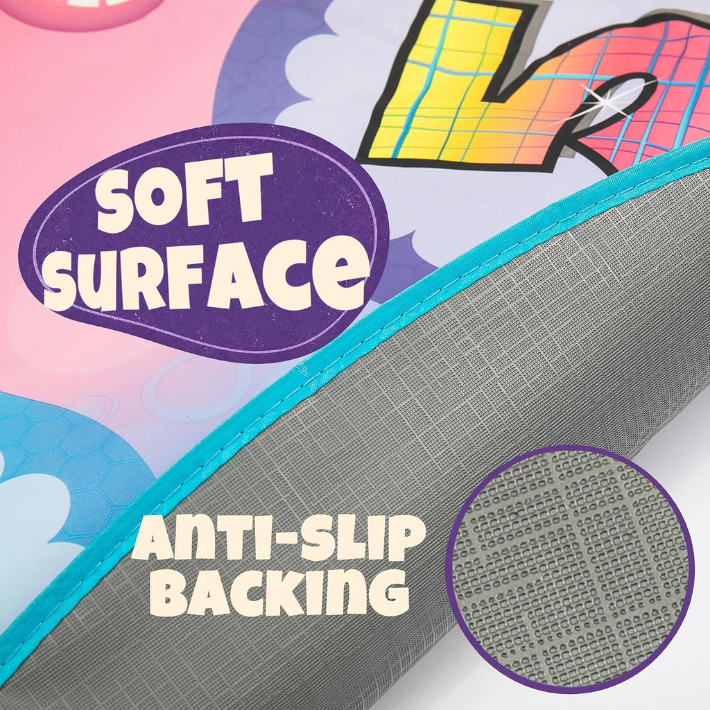 SUNLIN Jump Spinner - Alfombrilla de juego con varilla giratoria