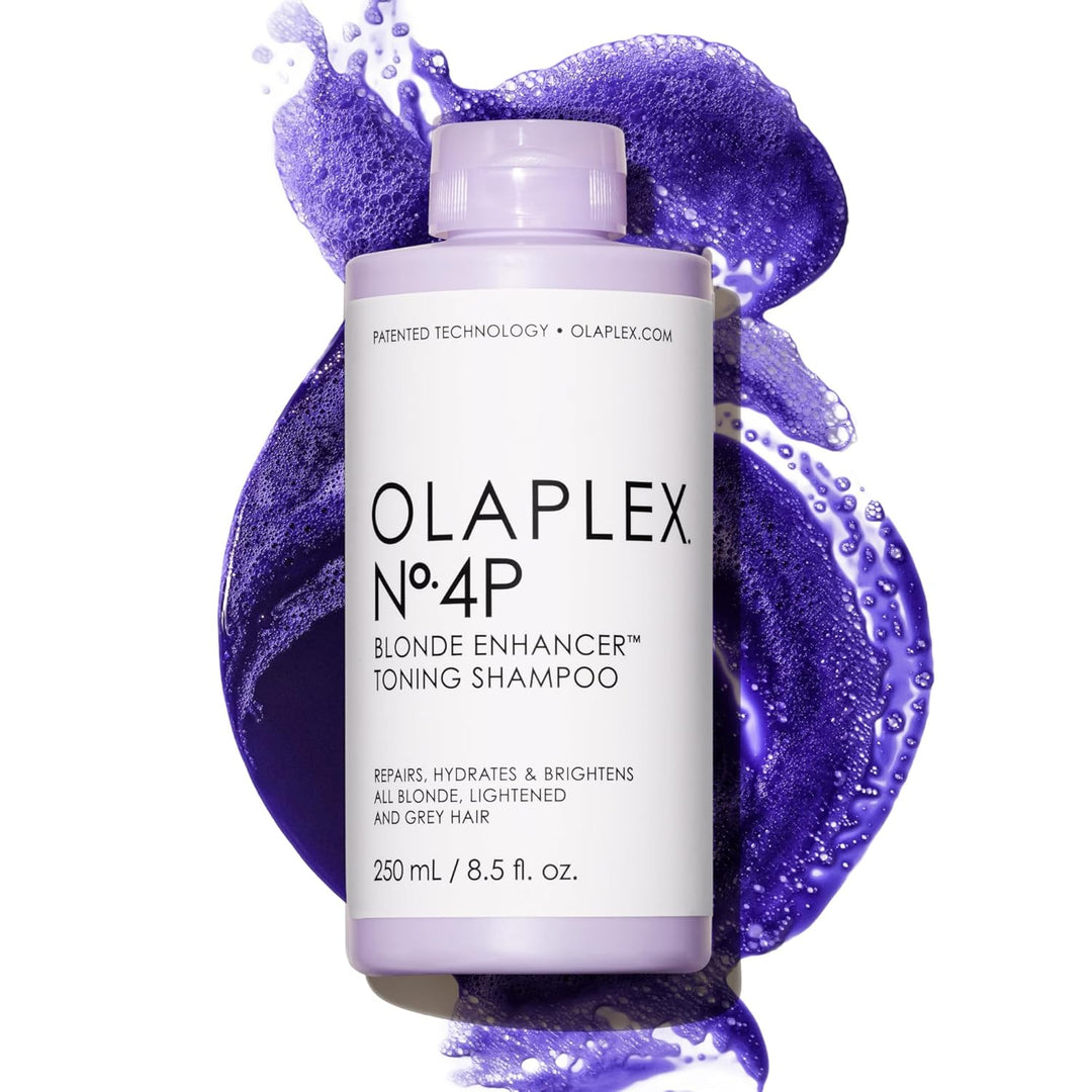Olaplex No. 4P Blonde Enhancer Purple Toning Shampoo, Repairs, Hydr...