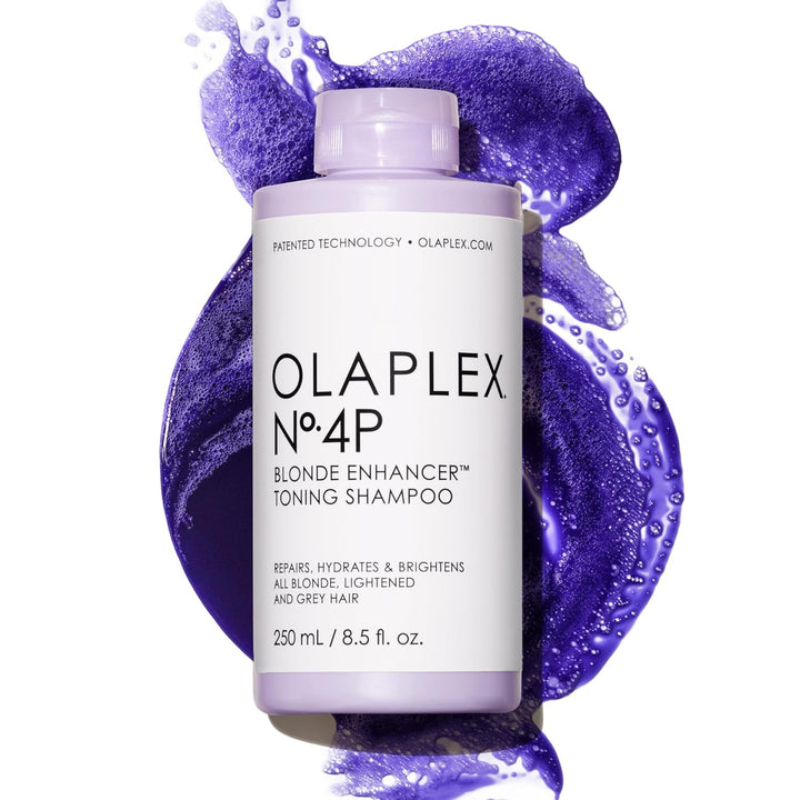 Olaplex No. 4P Blonde Enhancer Purple Toning Shampoo, Repairs, Hydr...