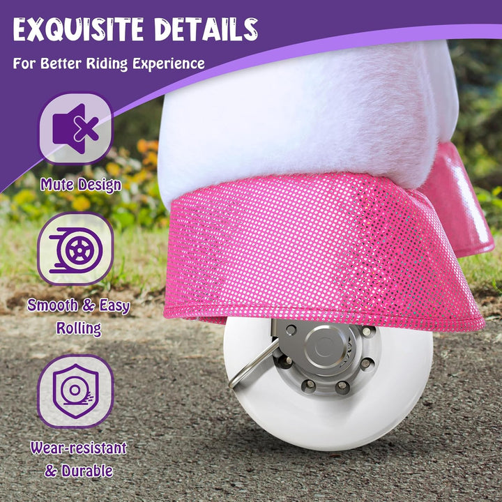 PonyCycle Juguetes de unicornio para montar para niñas Pony de mont...