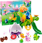 BRIO Flora Flower Village - Juego interactivo de construcción y decoración de 25 piezas para un juego imaginativo abierto, a partir de 3 años
