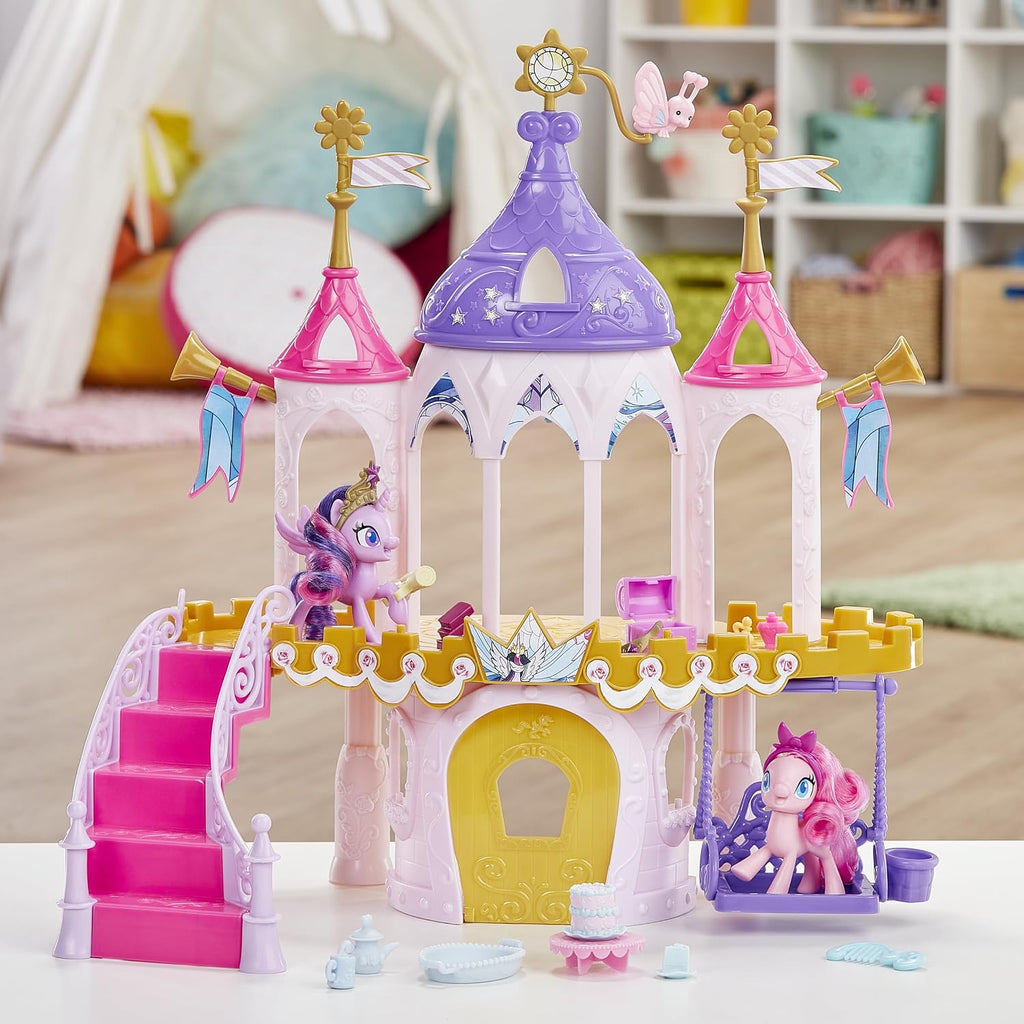 Juego del castillo de la amistad de My Little Pony Incluyendo figuras de Twilight Sparkle y Pinkie Pie (Exclusivo de Amazon)