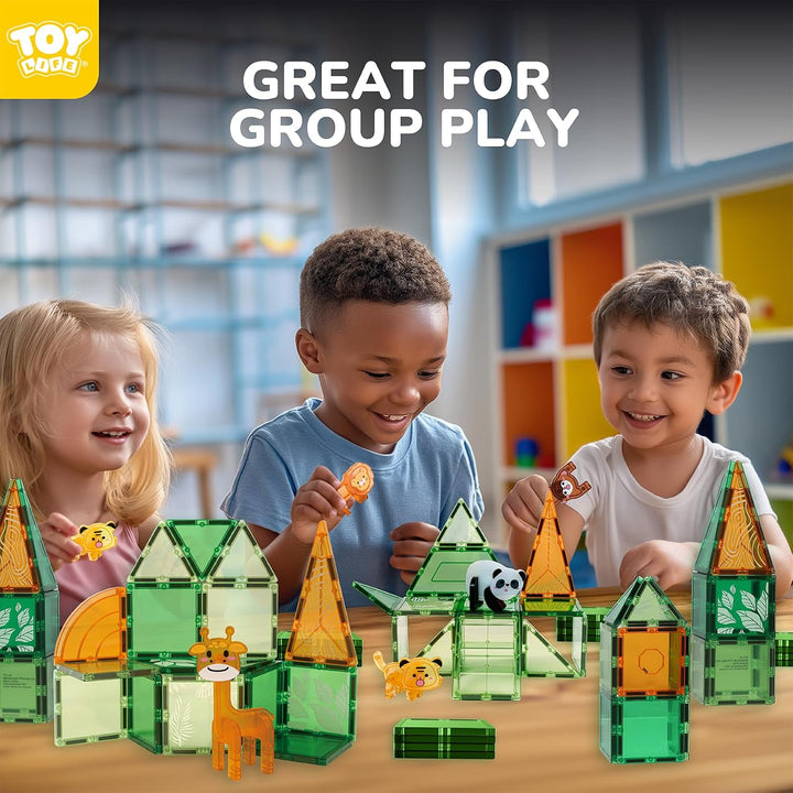 TOY Life Azulejos Magnéticos para Niños Pequeños de 3-5 Años, 38 Pi...