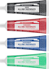 Dr. Bronner's Pasta de dientes All-One paquete de 4 variedades...