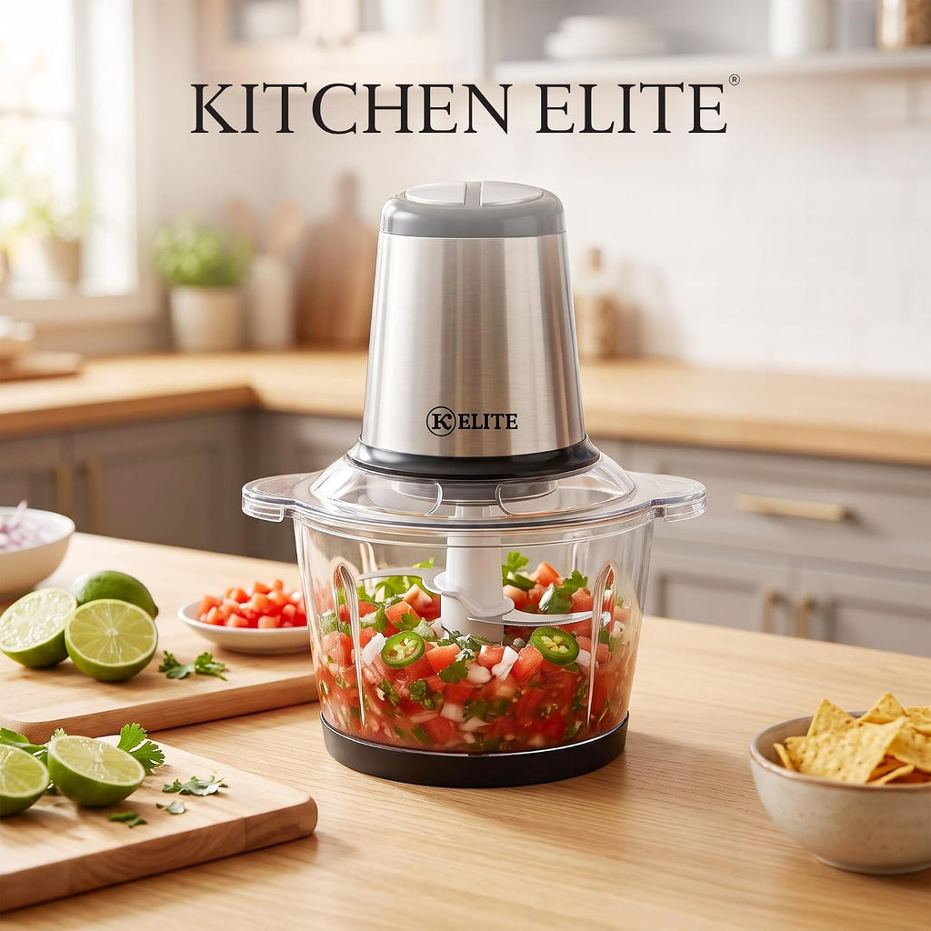 Kitchen Elite PowerChop - Procesador de alimentos de 8 tazas
