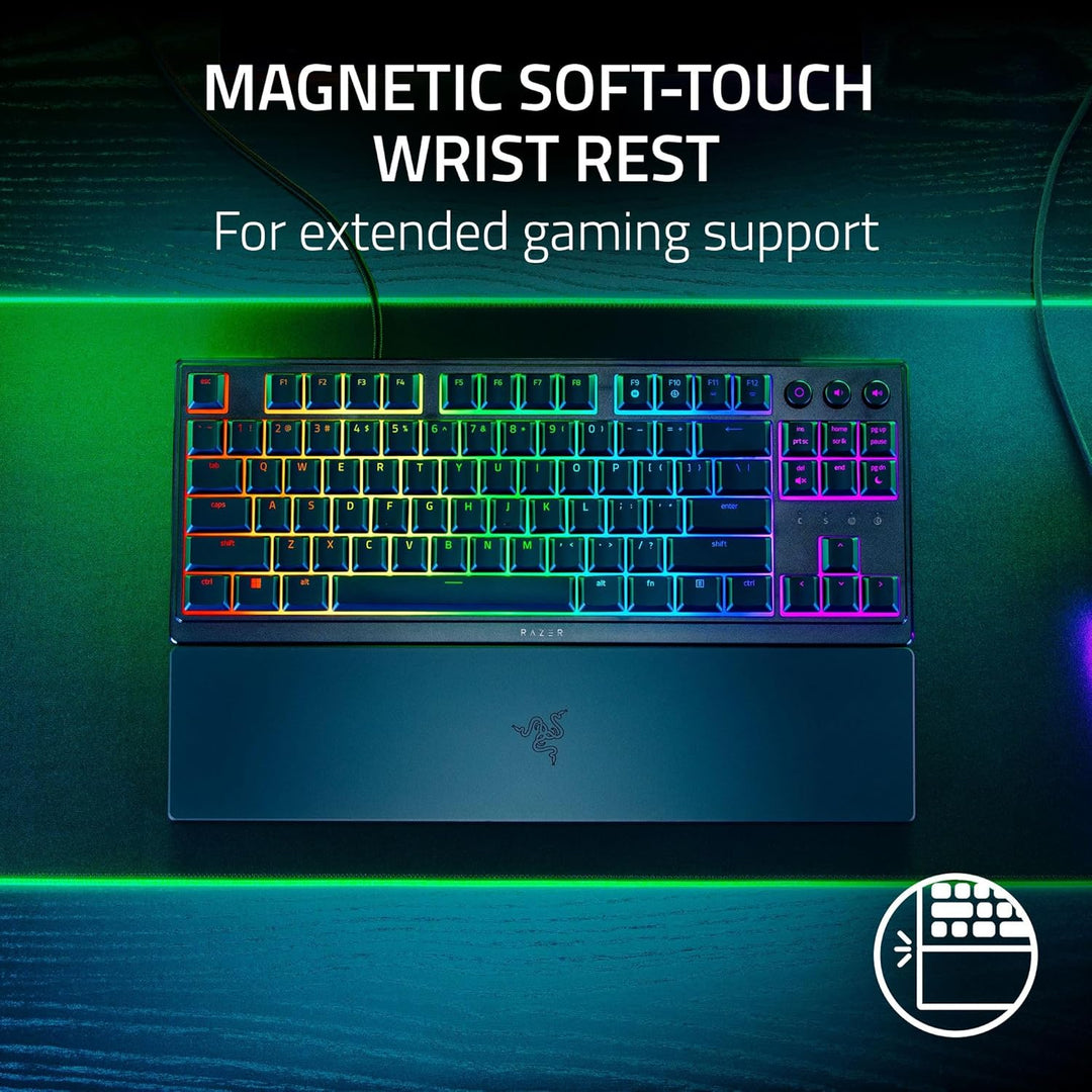 Teclado para juegos Razer Ornata V3 TKL: Teclas de perfil bajo - In...