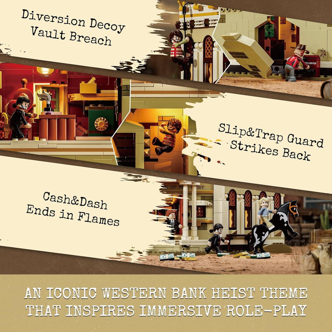 Western Bank Heist Lighting - Juego de ladrillos de
