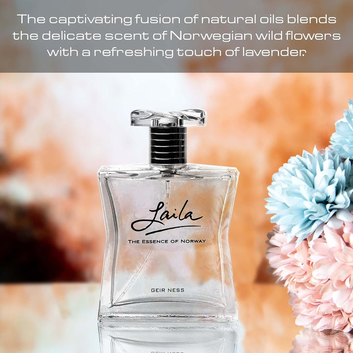 Geir Ness Laila Eau de Parfum en Spray - Fragancia duradera, fresca...