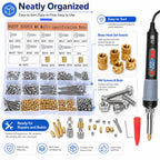 Kit de inserción de calor M4 para impresión 3D, insertos roscados Kit de