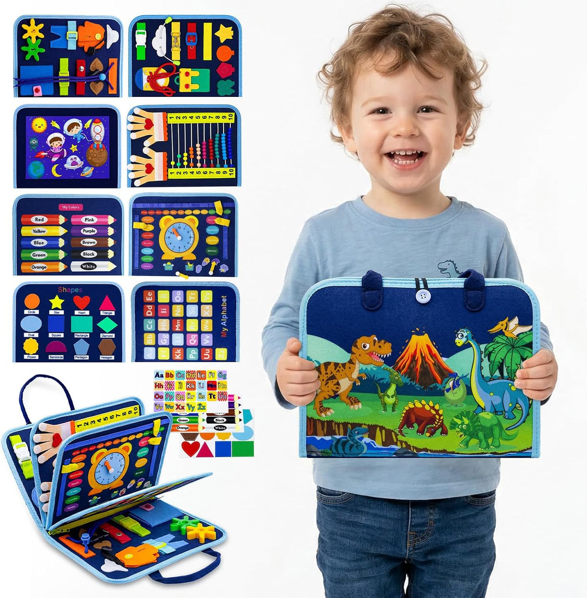 TreBonna Montessori - Tabla de actividades para niños pequeños