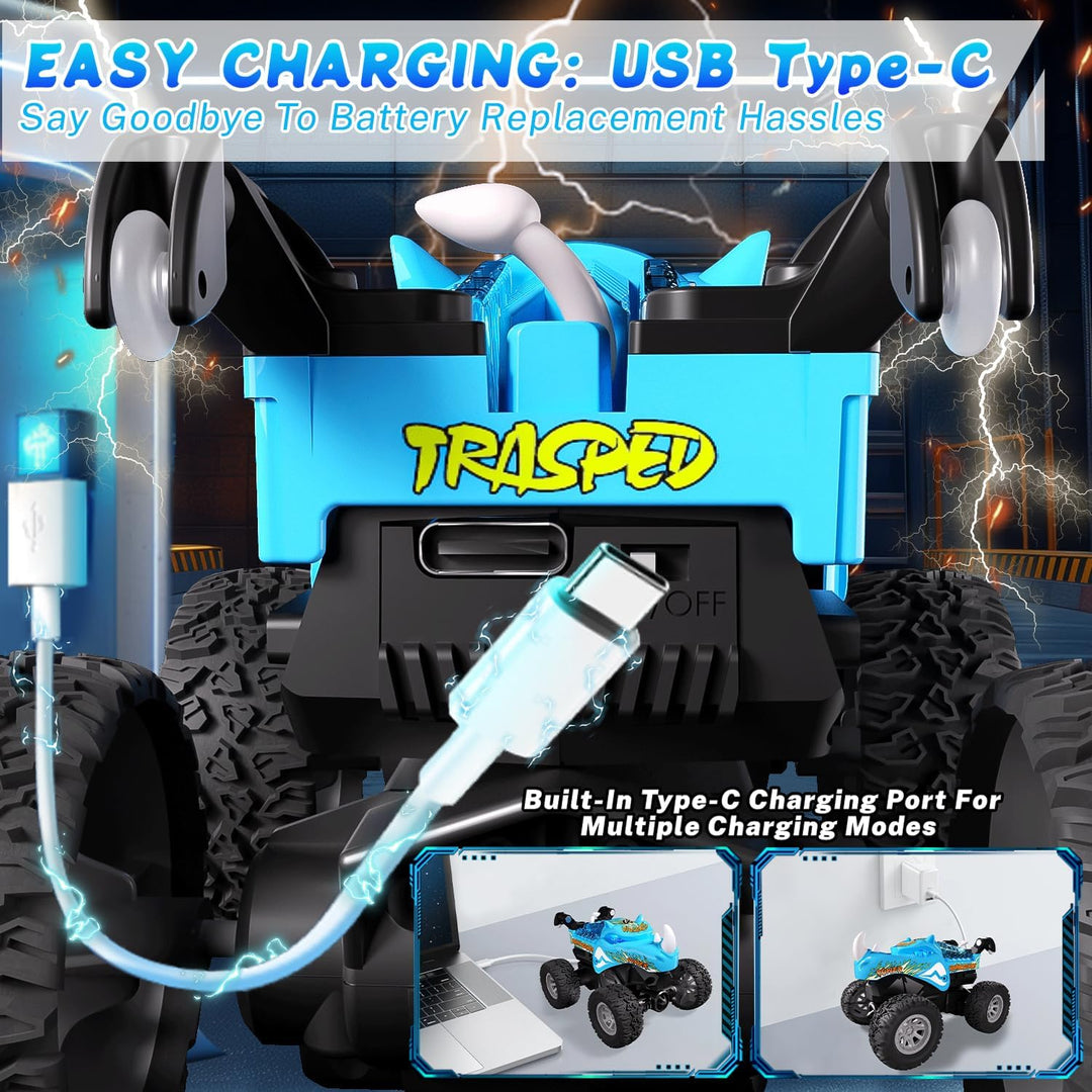 Gohero Juguetes de Camiones Monstruo 1:64, Mini Auto de Control Rem...