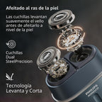 Philips Norelco Serie 700 - Afeitadora eléctrica compacta de viaje, color