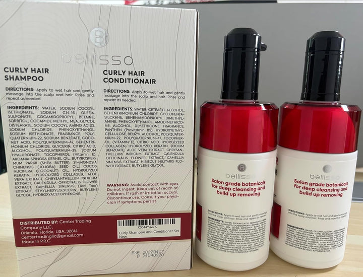 Set de champú y acondicionador para cabello rizado - Para definir r...