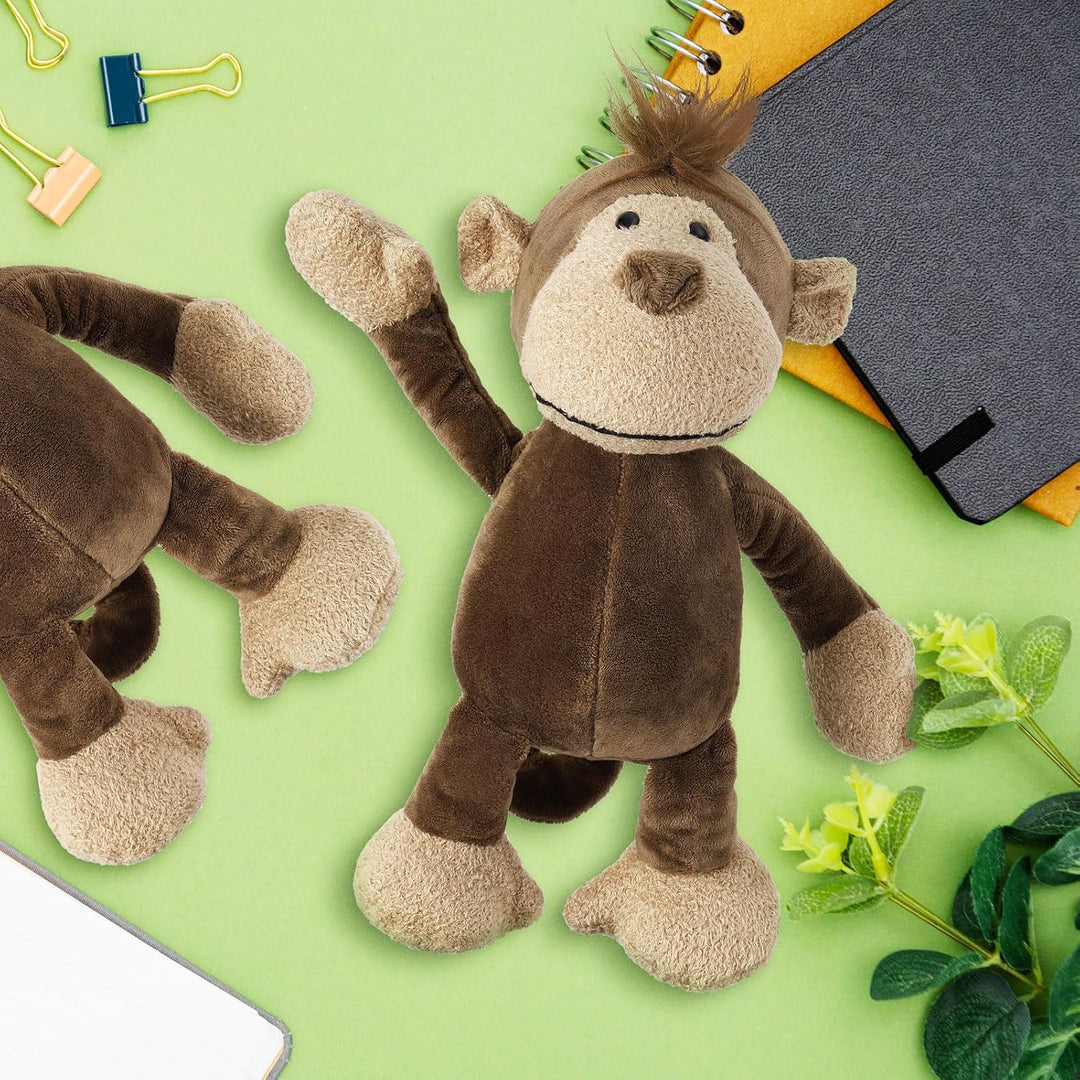 6 piezas de animales de peluche de safari a granel león, elefante,...